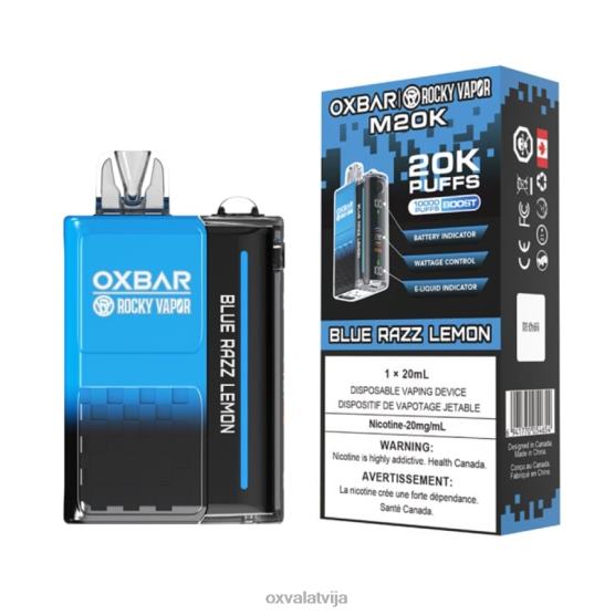 OXVA Riga LPJJJ2 | zils razz citrons OXVA OXBAR M20K