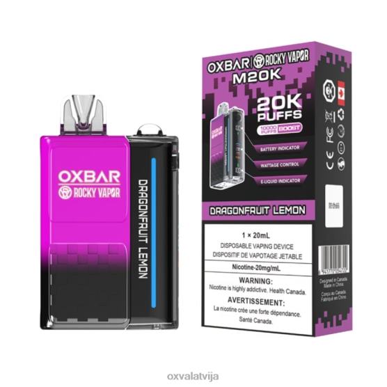 OXVA Vape Cena LPJJJ4 | pūķa augļu citrons OXVA OXBAR M20K