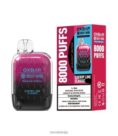 OXVA Vape Cena LPJJJ44 | ķiršu laima klasika OXVA OXBAR G8000