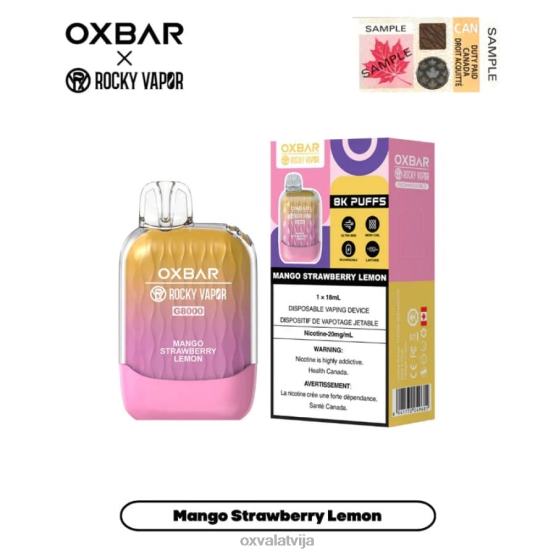 OXVA Vape Flavors LPJJJ10 | mango zemeņu citrons OXVA OXBAR G8000