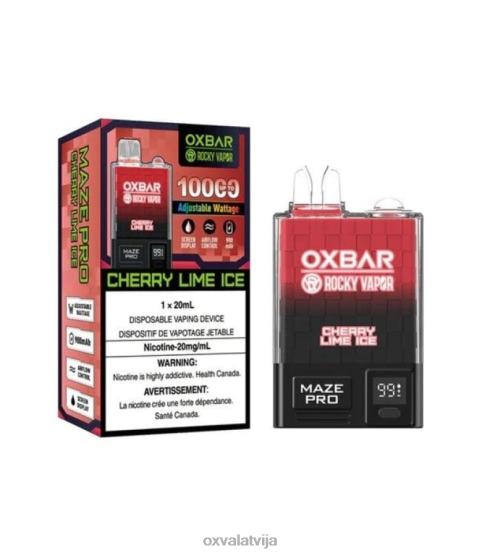 OXVA Best Vape LPJJJ28 | ķiršu laima ledus OXVA OXBAR MAZE PRO 10000