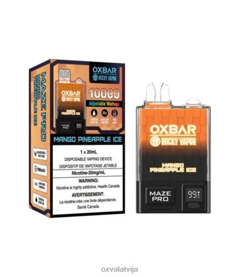 OXVA Shop LPJJJ29 | mango ananāsu ledus OXVA OXBAR MAZE PRO 10000