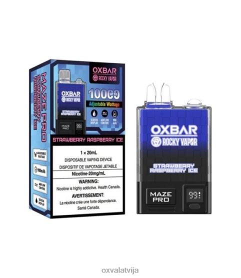 OXVA Vape Flavors LPJJJ30 | zemeņu aveņu ledus OXVA OXBAR MAZE PRO 10000