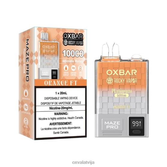 OXVA Vape Pod LPJJJ15 | oranžas pēdas OXVA OXBAR MAZE PRO 10000