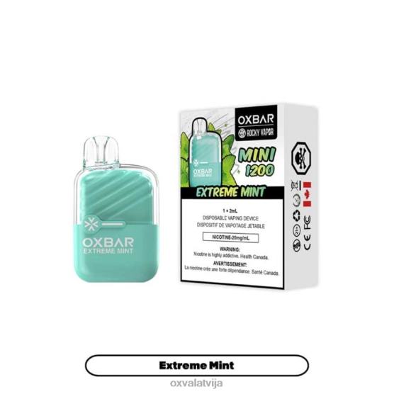 OXVA Best Vape LPJJJ8 | ekstrēms piparmētra OXVA OXBAR MINI 1200